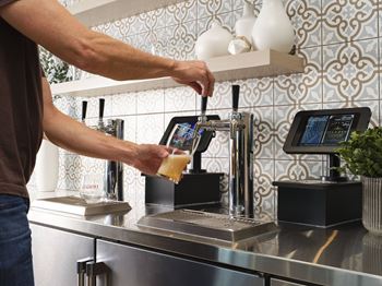Complimentary beer & other beverages on tap